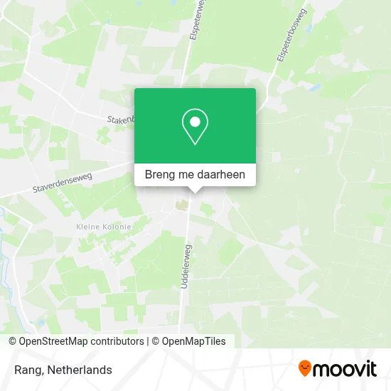Rang kaart