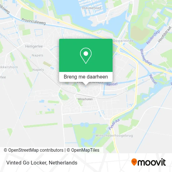 Vinted Go Locker kaart