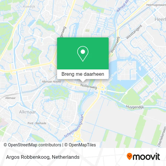 Argos Robbenkoog kaart