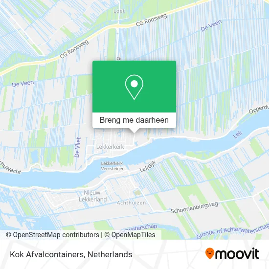 Kok Afvalcontainers kaart