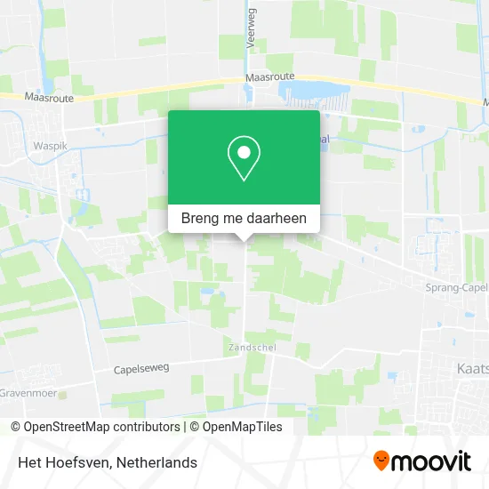 Het Hoefsven kaart