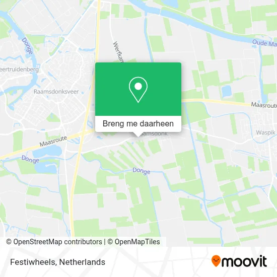 Festiwheels kaart