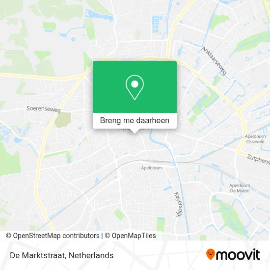 De Marktstraat kaart