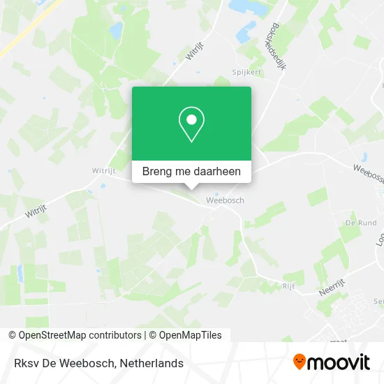 Rksv De Weebosch kaart
