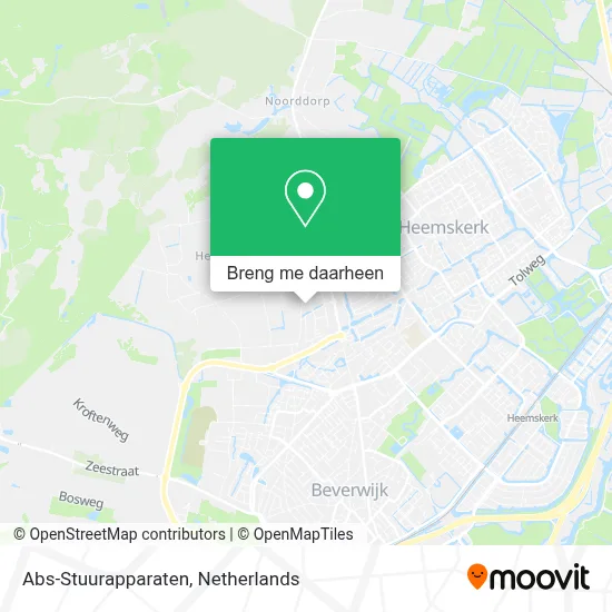 Abs-Stuurapparaten kaart