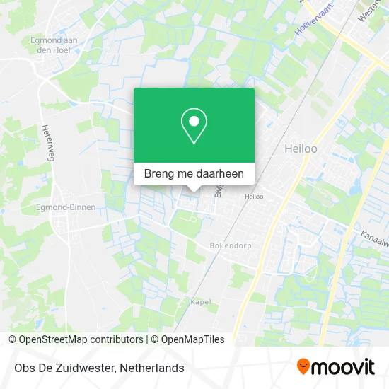 Obs De Zuidwester kaart
