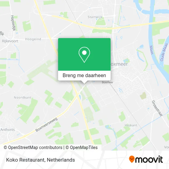 Koko Restaurant kaart