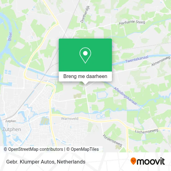 Gebr. Klumper Autos kaart