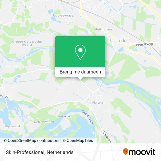 Skin-Professional kaart