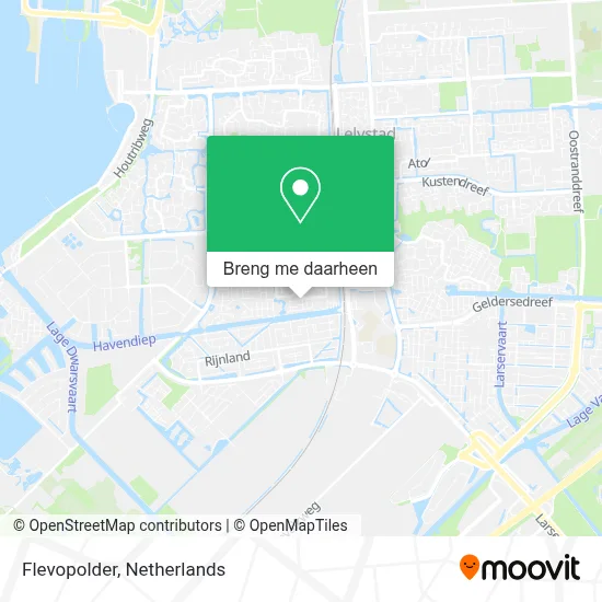 Flevopolder kaart
