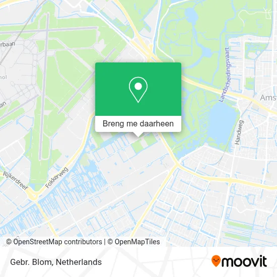 Gebr. Blom kaart