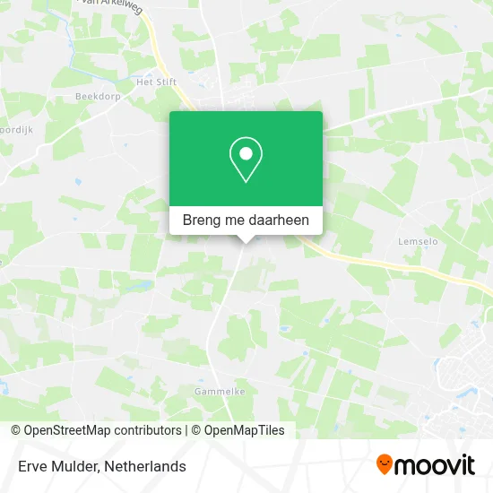 Erve Mulder kaart