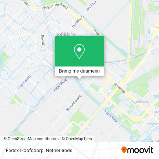 Fedex Hoofddorp kaart
