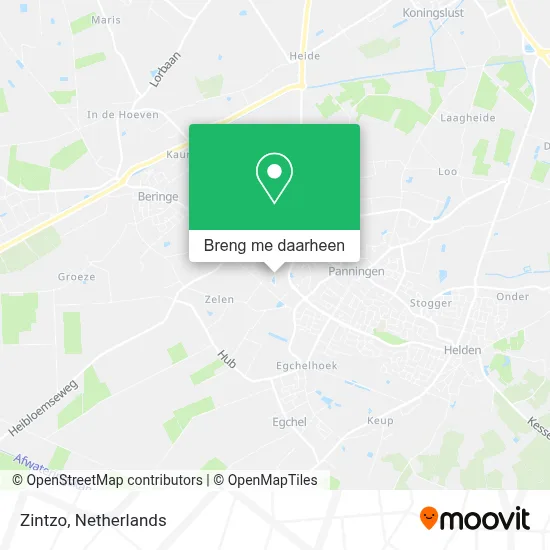 Zintzo kaart