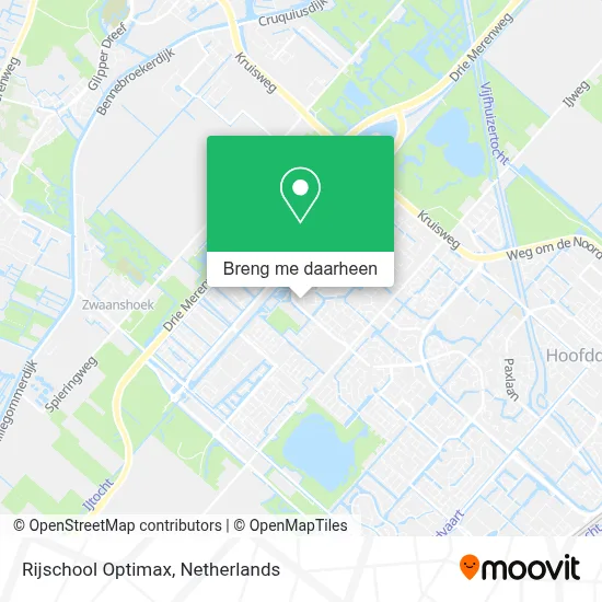 Rijschool Optimax kaart