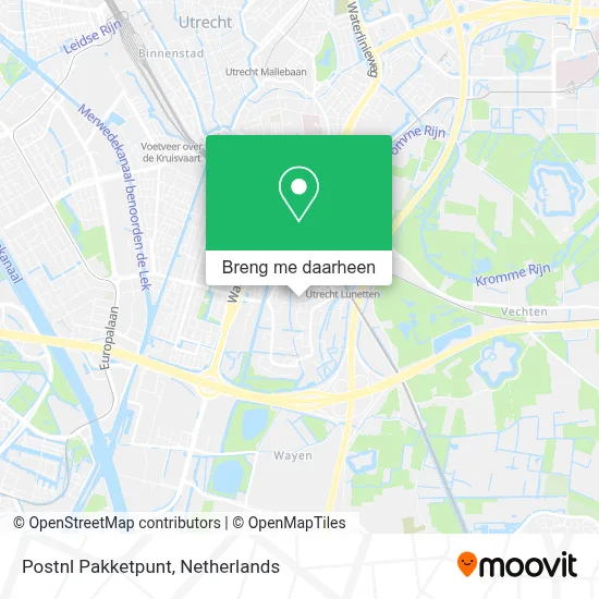 Postnl Pakketpunt kaart
