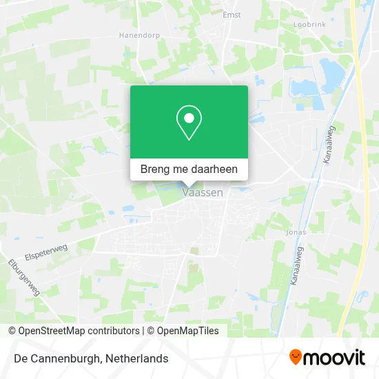 De Cannenburgh kaart