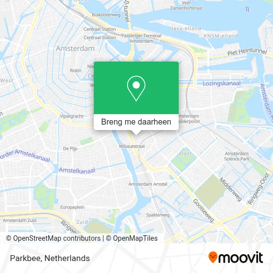 Parkbee kaart