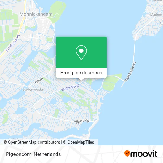 Pigeoncom kaart