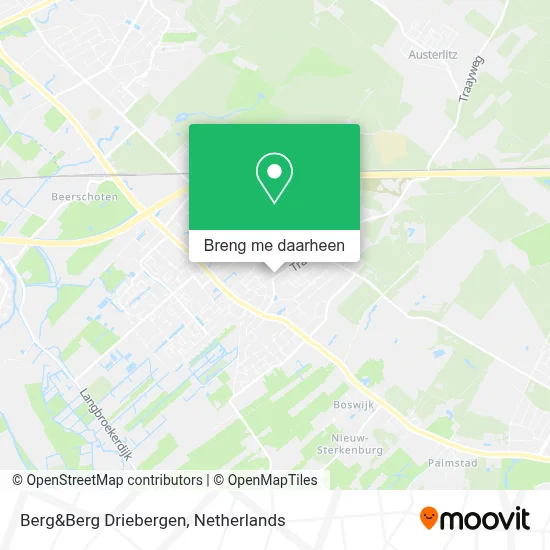 Berg&Berg Driebergen kaart