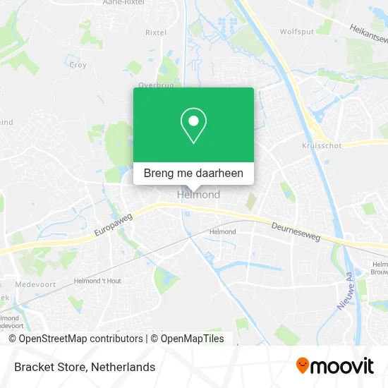 Bracket Store kaart