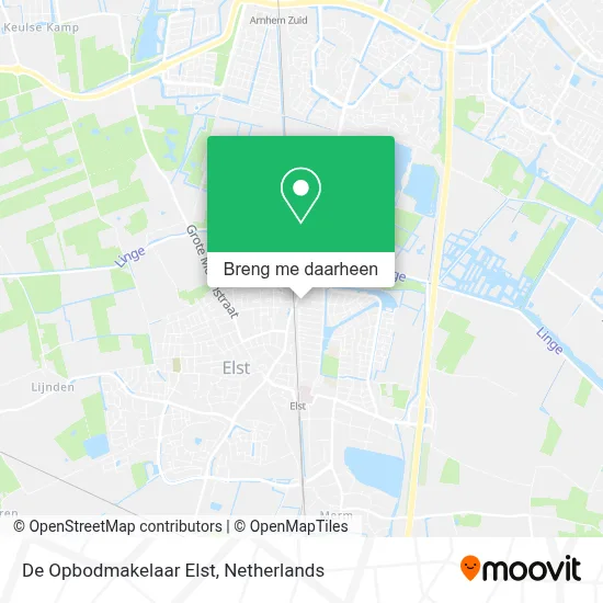 De Opbodmakelaar Elst kaart