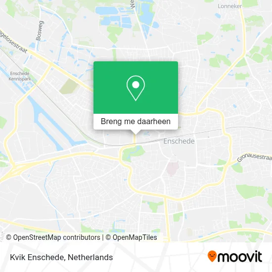 Kvik Enschede kaart