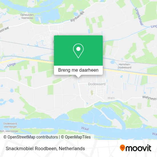 Snackmobiel Roodbeen kaart