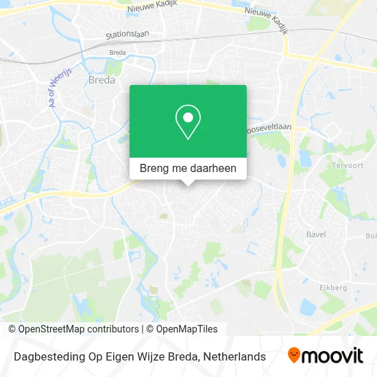 Dagbesteding Op Eigen Wijze Breda kaart