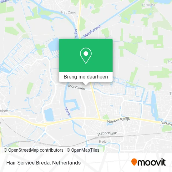 Hair Service Breda kaart