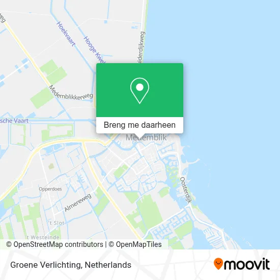 Groene Verlichting kaart
