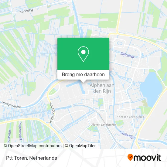 Ptt Toren kaart