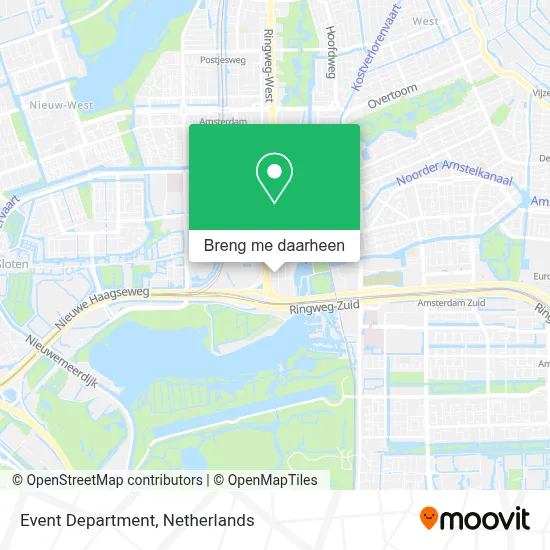 Event Department kaart