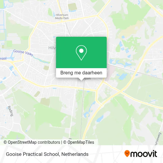 Gooise Practical School kaart