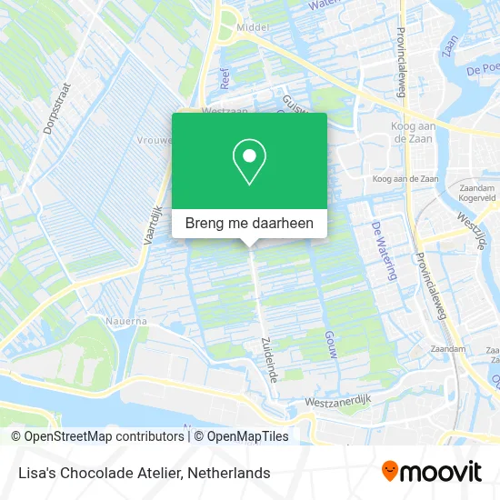 Lisa's Chocolade Atelier kaart
