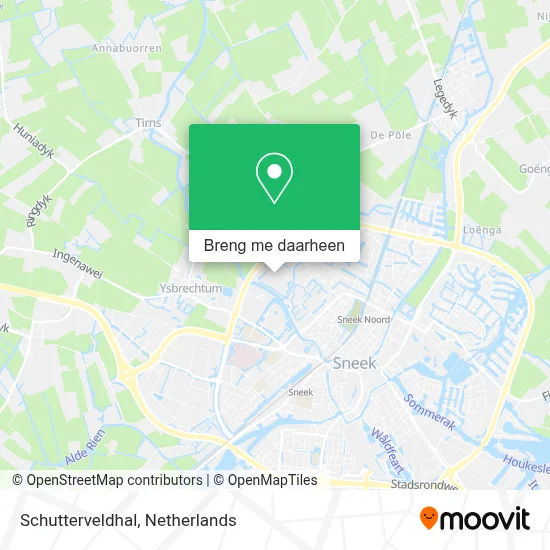 Schutterveldhal kaart