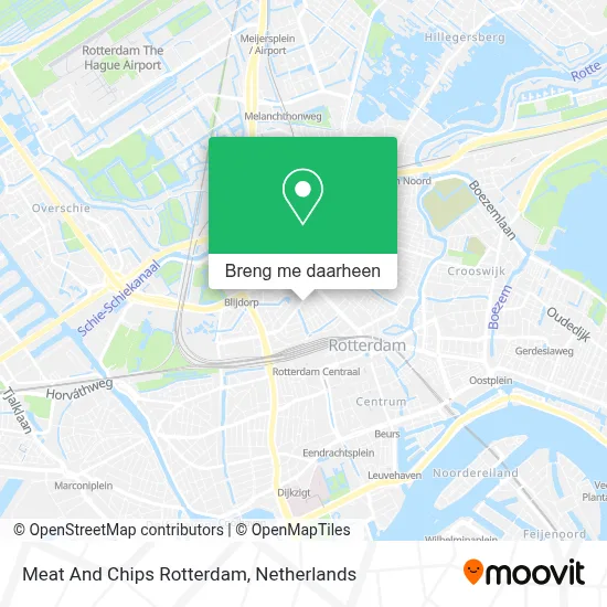 Meat And Chips Rotterdam kaart