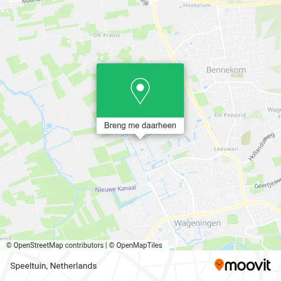 Speeltuin kaart