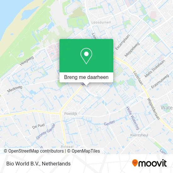 Bio World B.V. kaart