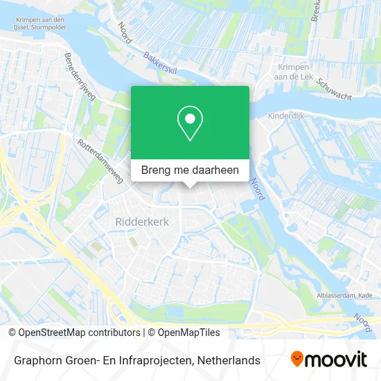 Graphorn Groen- En Infraprojecten kaart