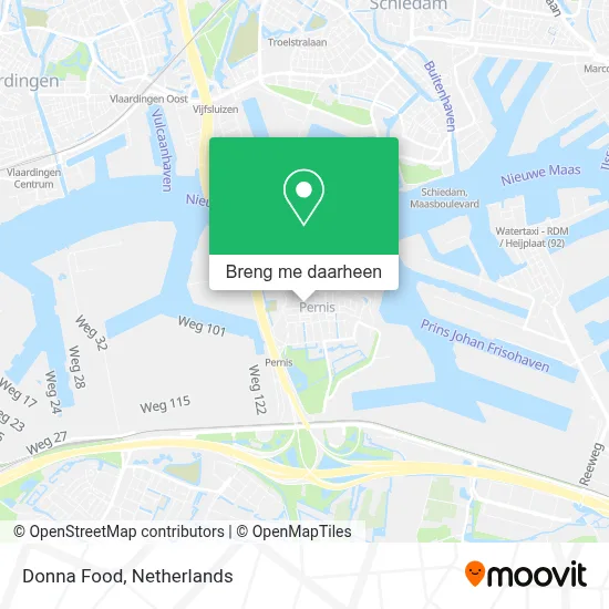 Donna Food kaart