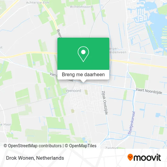 Drok Wonen kaart