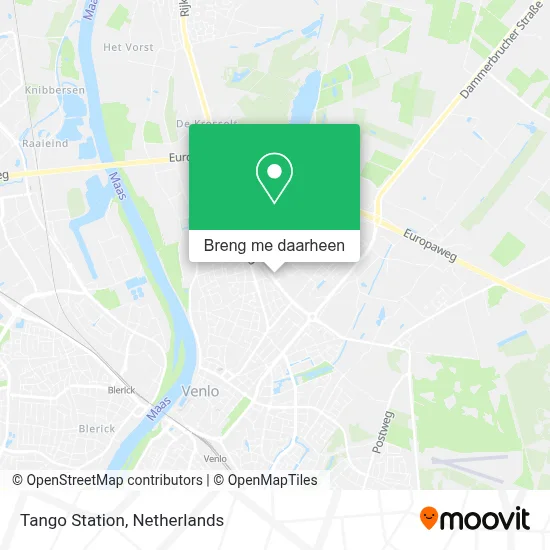 Tango Station kaart