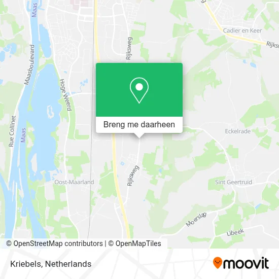 Kriebels kaart