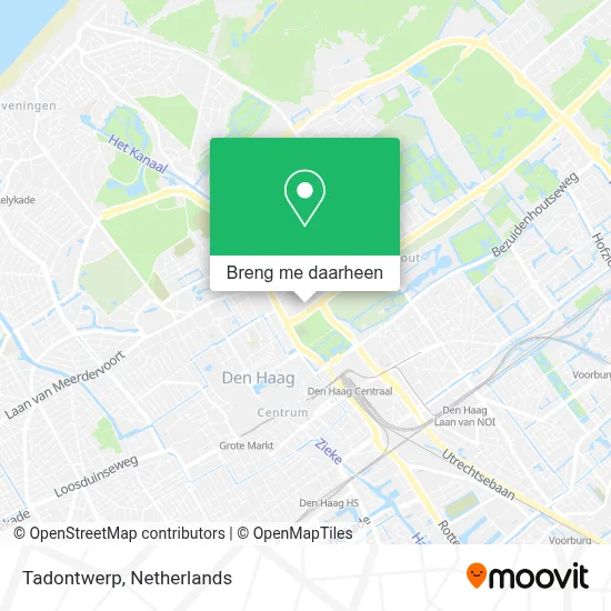 Tadontwerp kaart