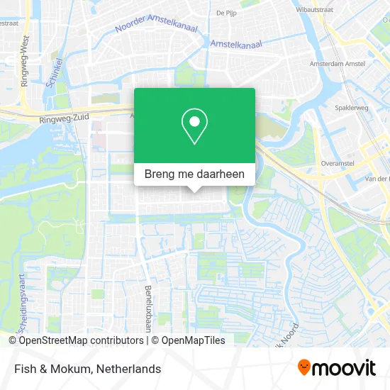 Fish & Mokum kaart