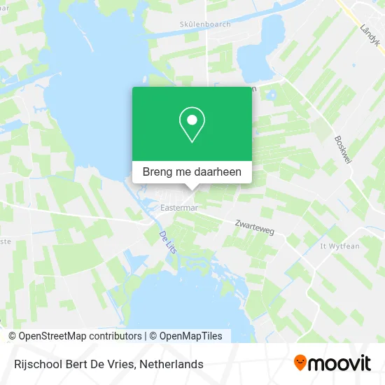 Rijschool Bert De Vries kaart