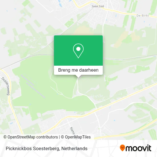 Picknickbos Soesterberg kaart