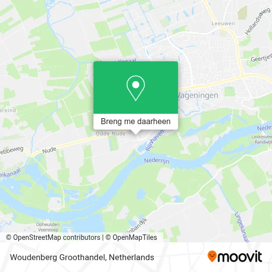 Woudenberg Groothandel kaart