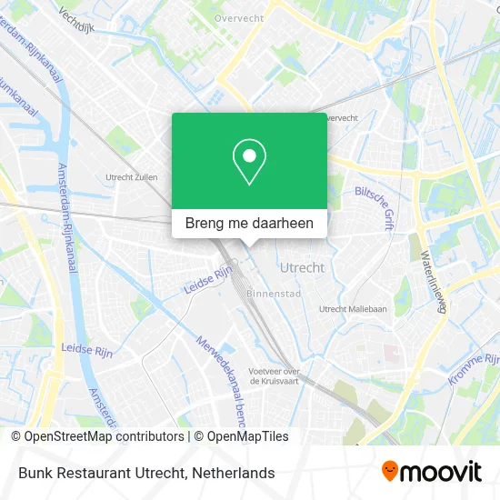 Bunk Restaurant Utrecht kaart